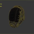 Sci-Fi Helmet Alien Helmet High Tech Helmet Game Helmet 3d model