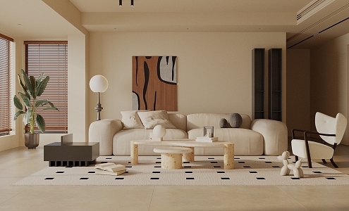 The Silent Living Room 3d model