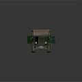 Vintage Green Utility Truck With Open Cargo Bed And Brown Canvas Cover