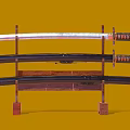 Traditional Japanese Katana Swords Displayed on Wooden Stand with Sheath and Sharp Blade