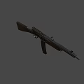 Vintage Bolt Action Rifle With Wooden Stock Metal Barrel And Detachable Magazine
