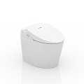 Modern intelligent toilet 3d model