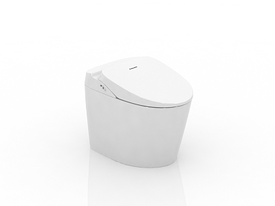 Modern intelligent toilet 3d model