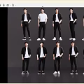 Men Styling Various Casual Fashion Outfits Including Shirts Jackets And Shorts