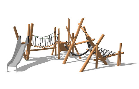 Modern play equipment outdoor children's play equipment 3d model