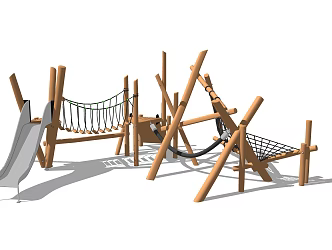 Modern play equipment outdoor children's play equipment 3d model