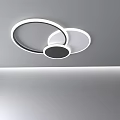 Modern Minimalist Ceiling Lights With Circular Square Ring And Linear Designs For Home Interior 3d model