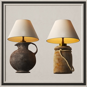 Quiet Wind Table Lamp 3d model