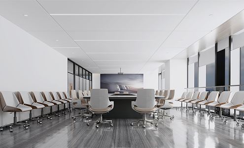 Modern Meeting Room Office 3d model