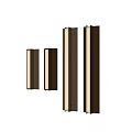 Modern Stylish Wall Lamps With Sleek Black Gold Finish And LED Lighting Design