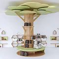 Modern Column Decorative Column Cartoon Styling Column Children's Space Wrap Column Tree Decorative Column 3d model