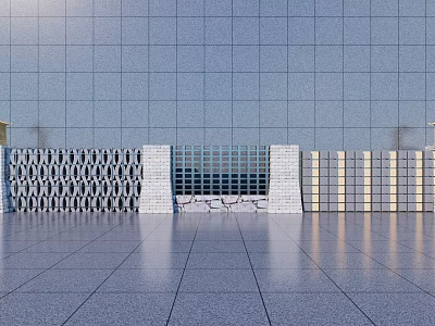 Wall Retaining Wall Cultural Wall Classical Culture Landscape Wall Courtyard Wall Cultural Museum Courtyard Wall Campus Landscape Wall 3d model