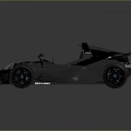 Open Top Two Seat High Performance Car With Carbon Fiber Body And Sleek Design