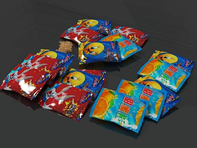 Anti-drug Publicity Display Category Fake Pop Candy 3d model