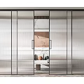 Modern Glass Sliding Doors With Transparent Frosted Design For Interior Partition Styles
