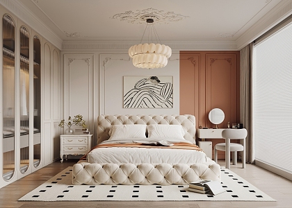 French Bedroom Master Room 3d model