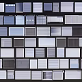 Various Types of Louver Vent Panels with Different Patterns and Designs