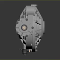 Modern universal coupling universal joint 3d model