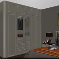 Modern White Bedroom Wardrobe Design With Glass Doors Drawers And Storage