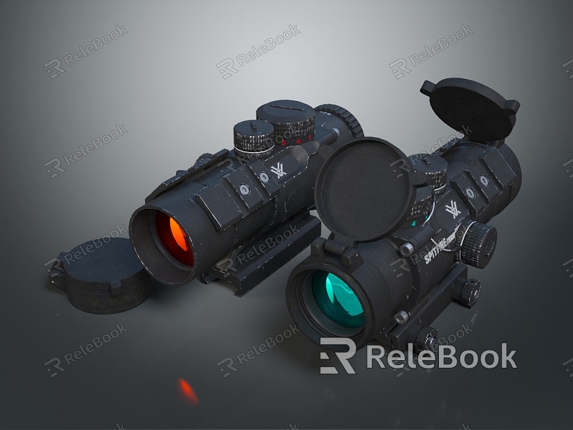 Infrared Steiner Laser Pistol Light Source Firearm Sight Firearm Device model