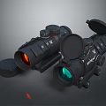 Infrared Steiner Laser Pistol Light Source Firearm Sight Firearm Device 3d model