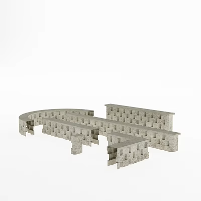 Stone Steps 3d model Stone Steps 3d model