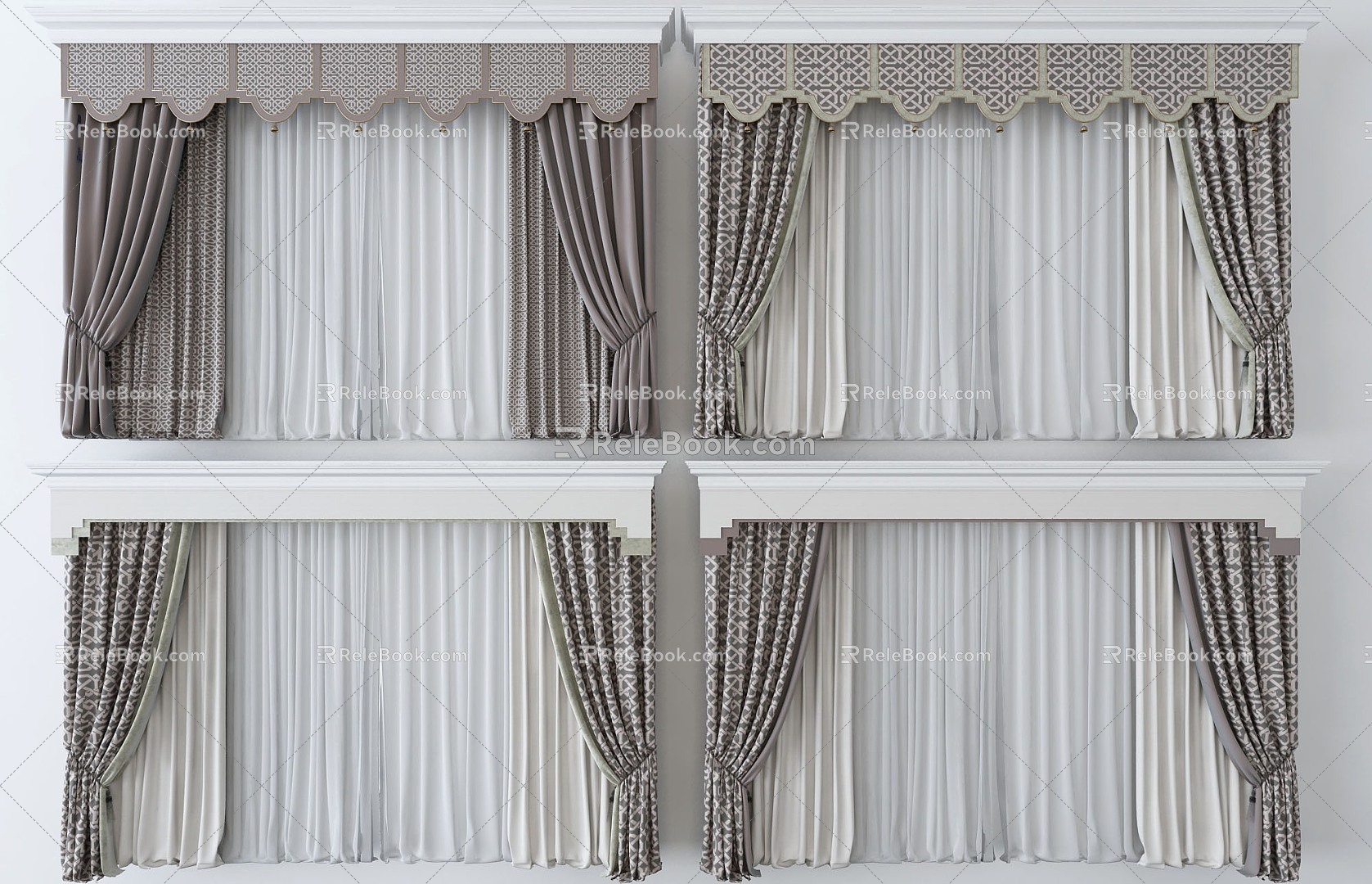 Curtains 3d model