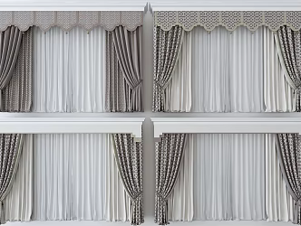 Curtains 3d model