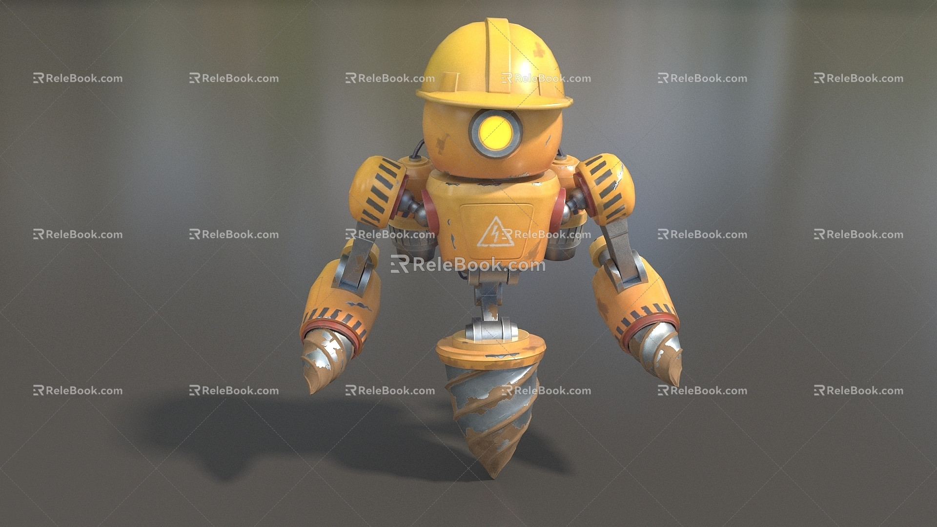 Robot Mining Robot Intelligent Robot Robot Science Fiction Robot Future High-tech Low Face Number Low Model Simple Model Film and Television Level Super Realism 3d model