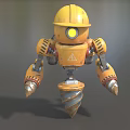 Robot Mining Robot Intelligent Robot Science Fiction Robot Future High-tech Low Face Number Low Model Simple Model Film and Television Level Super Realism 3d model