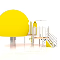 Modern slide non-standard 3d model
