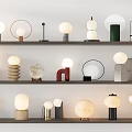 Modern Table Lamp Moon Lamp Spherical Lamp Small Table Lamp 3d model