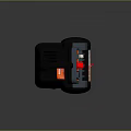 Modern air compressor air compressor motor 3d model