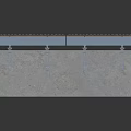 Striped Wall Panel Design With Blue Brackets White Shelf And Reflective Background