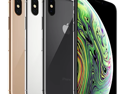 Modern mobile phone Apple 3d model