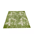 Decorative Green Miniature Garden Ornament With Rolling Hills And Rocky Terrain