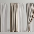 Elegant Neutral Tones Velvet Curtains With Flowy Design For Home Decor Options