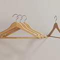 Classic Wooden Clothes Hangers With Smooth Finish For Wardrobe Organization And Storage