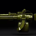 Realistic Gatling Machine Gun 3D Model Weapon Gun Firearms Gatling Mechanical Machine Gun War 3d model