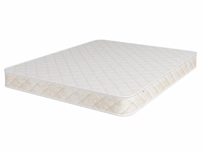 Double Size Mattress With Quilted Surface And Elegant Border Design For Comfortable Sleep 3d model