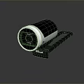 Trust Computer Webcam With Black And Silver Design And Adjustable Stand 3d model