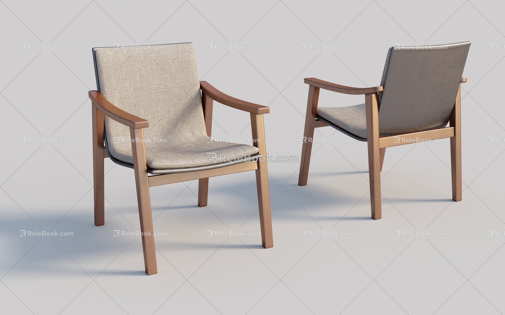 Chair Single Chair Dining Chair Leisure Chair 3d model