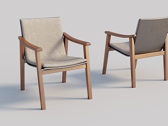 Chair Single Chair Dining Chair Leisure Chair 3d model