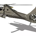 Modern Helicopter 3d model