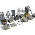 Diverse Home Furniture Structure Models With Various Frame Designs And Shapes