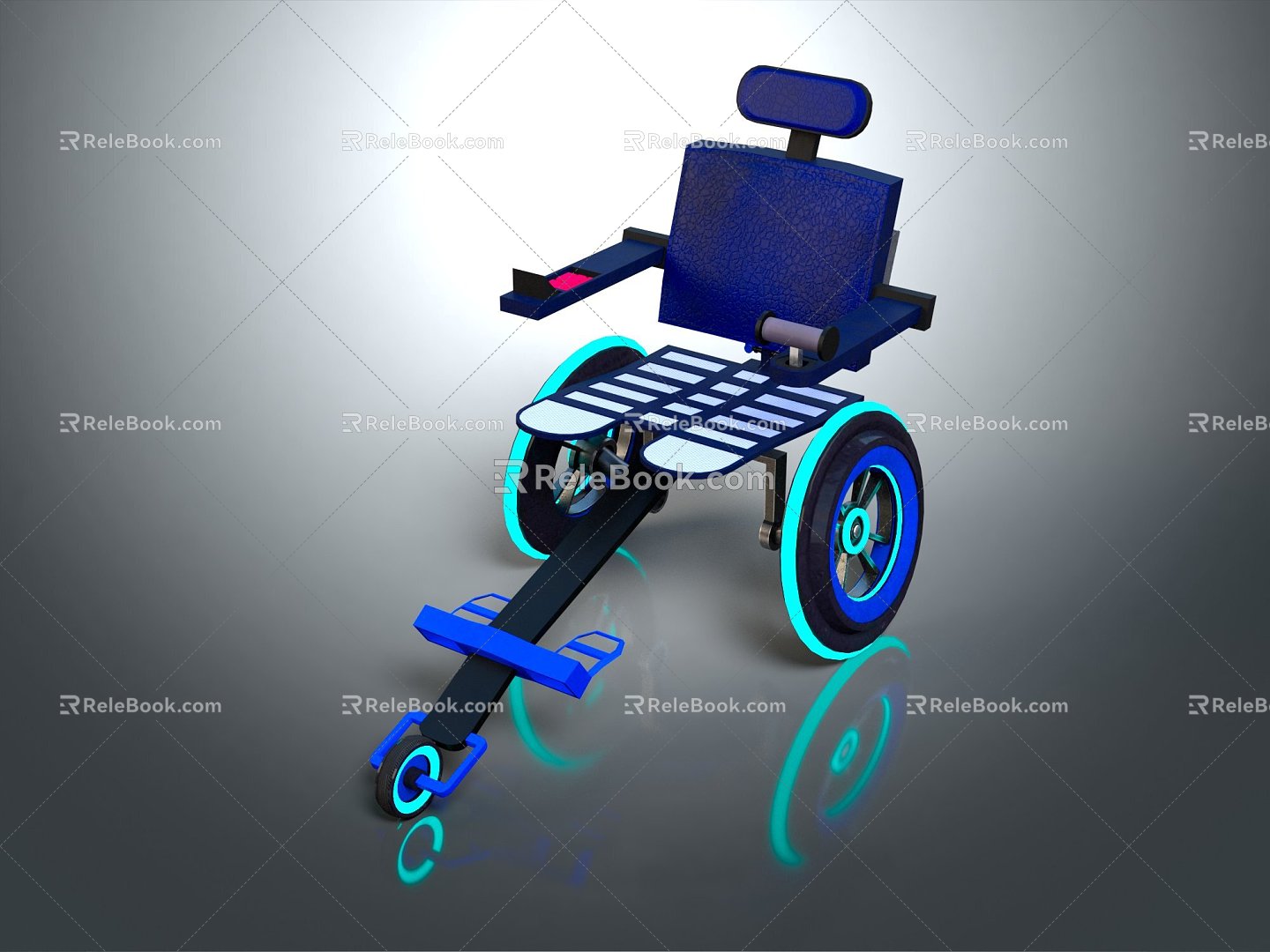 Modern Wheelchair Science Fiction Wheelchair Electric Climbing Wheelchair Electric Wheelchair Folding Wheelchair Ladder Wheelchair 3d model