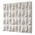 Silent Wind Gypsum Wall Decorations 3d model