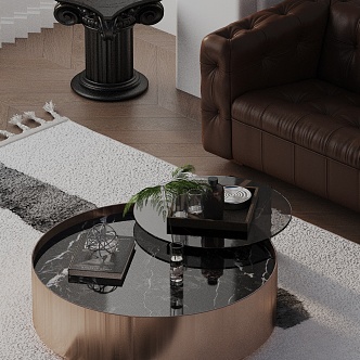 Modern coffee table 3d model