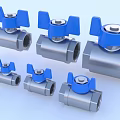Valve pipeline valve switch ball valve with T-handle gate valve butterfly valve regulating valve pressure valve water valve hand valve air valve 3d model