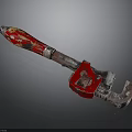 Industrial Red Adjustable Wrench Tool With Metal Body And Textured Handle